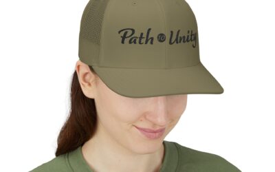 Path to Unity Snapback Trucker Cap | Black Embroidered Logo