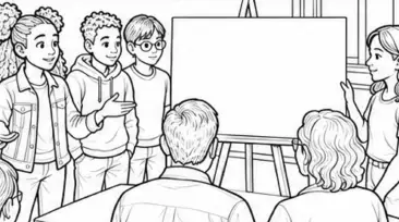 coloring books-8 The Town That Chose Together